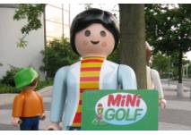 Figur am Eingang des Acitv-Parks