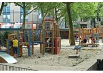 Spielplatz in der Görrestraße in Berlin, © Antje Griehl