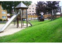 Blick auf den Spielplatz Grabenstraße in Bremerhaven