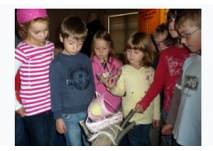 Kinder im Verkehrsmuseum Dresden (c) Verkehrsmuseum Dresden