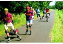 Inline-Skating auf der Fläming-Skate