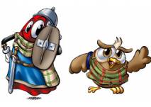 Hugo und Trixi als Kelten im Jungen Schloss Stuttgart (c) Junges Schloss.Kindermuseum Stuttgart