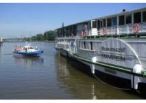 Museumsschiff (c) TECHNOSEUM Museumsschiff und Polizeiboot TECHNOSEUM