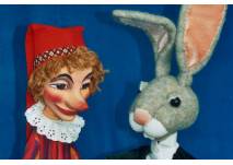 Kasper und Osterhase Handpuppen des Freiburger Puppentheaters