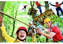 © Schweriner Kletterwald, Foto: Andreas Falken Kindergeburtstag im Schweriner Kletterwald