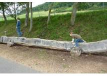 Spielen auf dem Spielplatz 