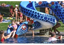 Schlangenrutsche im Höhenfreibad Killesberg 