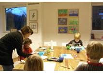Malen im "Unser Atelier" in Hamburg