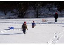 Wintersport in der Rhön auf der Wasserkuppe