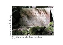 Nahe-Quelle mit Wildgehege in Selbach-Nohfelden Nohfelden- Selbach - Nahequelle mit Wildgehege