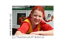 ""Pippi Langstrumpf" Theaterschiff Batavia in Wedel ""Pippi Langstrumpf" Theaterschiff Batavia in Wedel