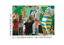 Kindergeburtstag im Spielparadies am Herthasee Kindergeburtstag im Spielparadies am Herthasee