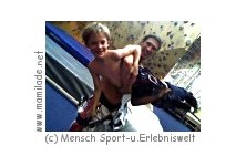 Kidsklettern in der Mensch Sport- u. Erlebniswelt