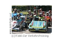 Kiddi Car Verkehrstraining Kindergeburtstag Kiddi-Car Verkehrstraining