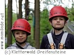 Erlebniskletterwald Greifensteine in Ehrenfriedersdorf