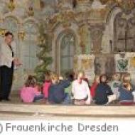 Kinderkirchenführung in der Frauenkirche in Dresden