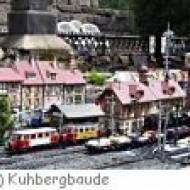 Aussichtsturm und Garteneisenbahnen auf dem Kuhberg