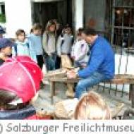 Großgmain Freilichtmuseum Volksschule Schule im Freilichtmuseum