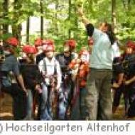 Kindergeburtstag im Hochseilgarten Altenhof bei Eckernförde Natur-Hochseilgarten Altenhof bei Eckernförde