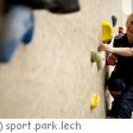 Klettern, bouldern, Tischtennis und mehr im sport.park.lech