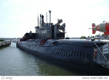 U-Boot U 461 in Peenemünde