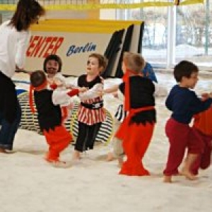 Kindergeburtstag im Indoor BeachCenter Berlin, © Beachsport Berlin KG