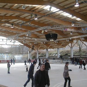Eisfläche im Eisstadion