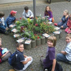 Literarische Stadtwanderung für Kinder durch Weißenburg (c) Limes-Informationszentrum Weißenburg 