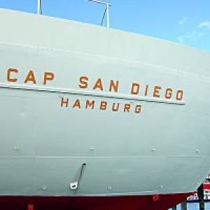 Cap San Diego Museumsschiff in Hamburg