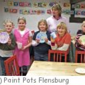 Kindergeburtstag im Paint Pots Keramikmalstudio in Satrup