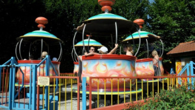 Fahrgeschäfte im Schwaben Park in Kaiersbach
